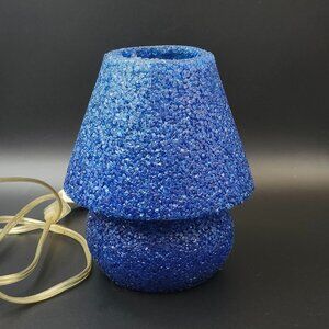 Mushroom Shaped Jelly Popcorn Lamp Blue